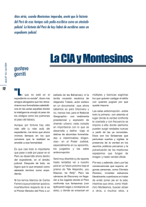 La CIA y Montesinos