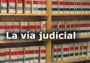 La vía judicial - Ayuntamiento de Arganda del Rey