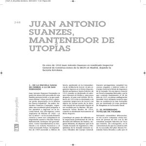 Juan Antonio Suanzes, mantenedor de utopías