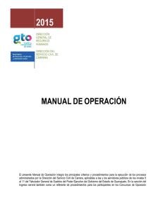 manual de operación - Bolsa de trabajo