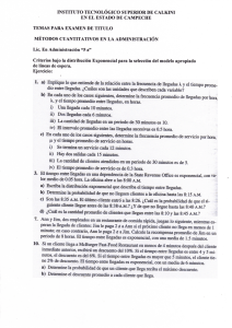 temas para examen de titulo métodos cuantitativos en la