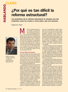 Por qué es tan difícil la reforma estructural?