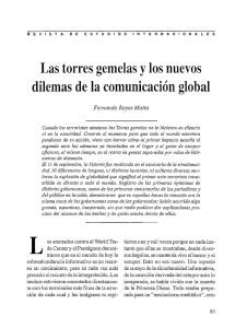 Las torres gemelas y los nuevos dilemas de la comunicación global