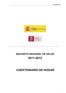 2011-2012 CUESTIONARIO DE HOGAR
