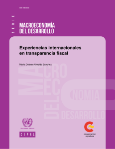 Experiencias internacionales en transparencia fiscal