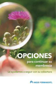 Kaiser Options for continuing your membership – Spanish