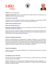 larrañaga rubio, julio - Universidad Complutense de Madrid