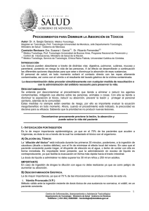 Recomendaciones Para Disminuir La Absorcion De Tóxicos