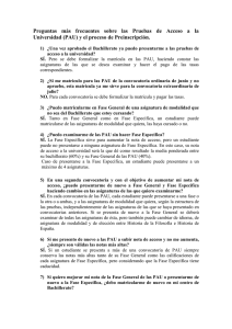 Preguntes mes frequents PAU Preinscripcio castellano 2702…