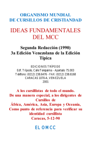 IDEAS FUNDAMENTALES DEL MCC