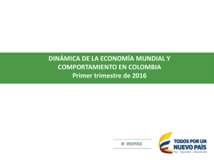 informe económico 2016 primer trimestre