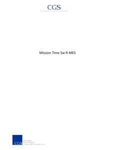 Mission Time Sw R-MES