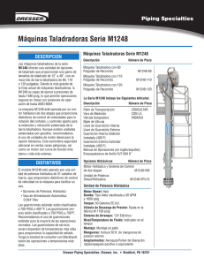 Máquinas Taladradoras Serie M1248