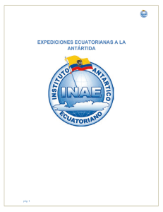 expediciones ecuatorianas a la antártida