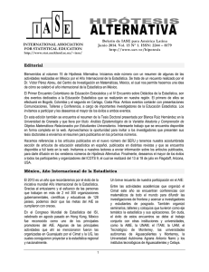 Hipótesis Alternativa - Universidad Central de Venezuela