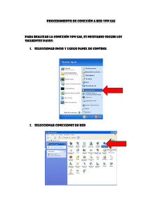 Documento de configuración VPN en Windows XP