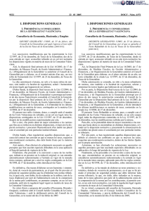Decret Legislatiu 1/2005 - Universitat de València