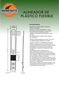 alineador de plastico flexible