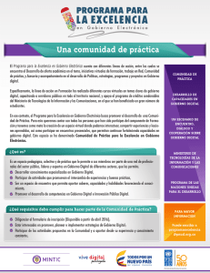 Una comunidad de pr&aacute;ctica