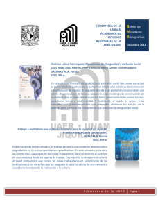 Diciembre - 2014 - Unidad Académica de Estudios Regionales