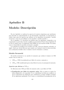 Apéndice B Modelo: Descripción