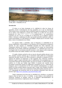 El clima y la viticultura en Patagonia