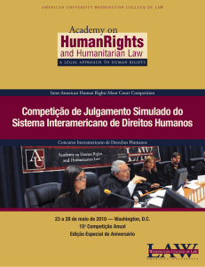 Competição de Julgamento Simulado do Sistema Interamericano de