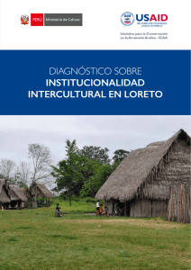 diagnóstico sobre institucionalidad intercultural en loreto