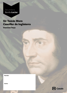 Sir Tomás Moro Canciller de Inglaterra