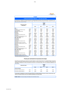 ELIQSA Tarifas de Suministro Eléctrico