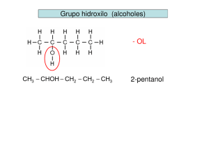 Grupo hidroxilo (alcoholes) - OL 2-pentanol