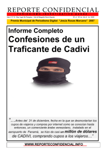 CONFESION CADIVI2 - Reporte Confidencial