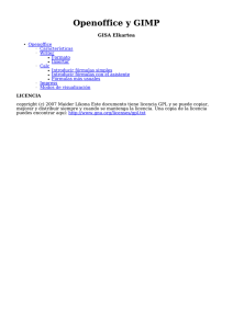 Openoffice y GIMP