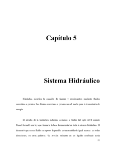 Capítulo 5 Sistema Hidráulico