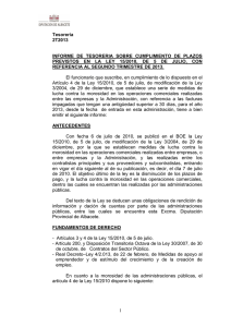 informe morosidad 2T Diputación
