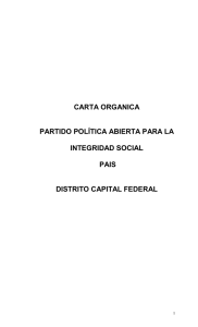 731-CARTA ORGANICA CAPITAL FEDERAL