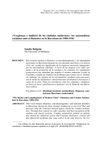 «Vergüenza y ludibrio de las ciudades modernas»: los nacionalistas