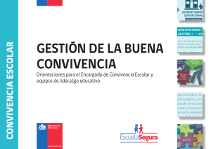 gestión de la buena convivencia - Ministerio de Educación de Chile
