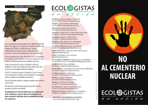 al cementerio nuclear - Ecologistas en Acción
