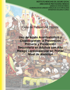 GRR Uso Ácido Acetil y Clopidogrel