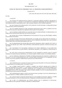 RA.314-8 - Bandas de frecuencias preferidas para las