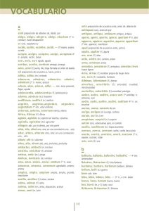 VOCABULARIO