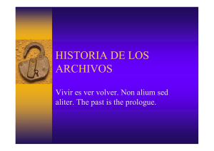 Historia de los Archivos