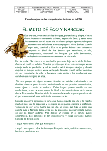 E/El mito de Narciso y Eco
