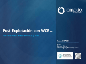 WCE - Amplia Security