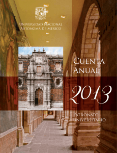 Cuenta Anual 2013 - Transparencia UNAM