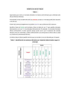 EJEMPLO DE USO DE TABLAS