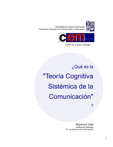 Teoría Cognitiva Sistémica de la Comunicación