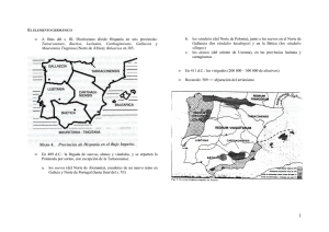 • A fines del s. III, Diocleciano divide Hispania en seis provincias