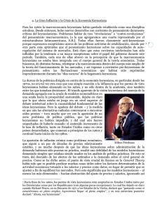 4. La Gran Inflación y la Crisis de la Economía Keynesiana Para los